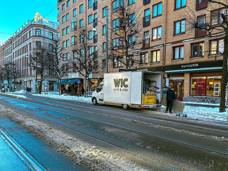 WIC FLYTT & STÄD flyttar och städar på Linnegatan i Göteborg.